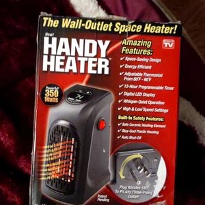 Handy heater 360 degree electric no cord black like new